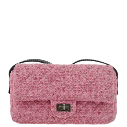 Chanel 2009-2010 Tweed Mademoiselle Lock Shoulder Bag