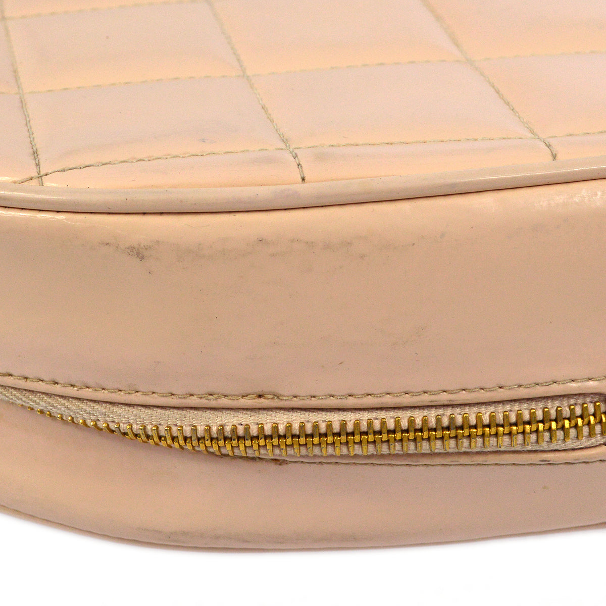 Chanel 1994-1996 Light Pink Heart Vanity Handbag