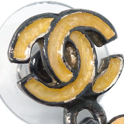 Chanel Dangle Piercing Earrings Beige 00T