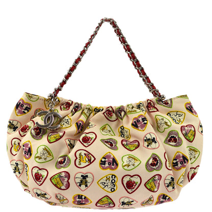 Chanel 2006 Canvas Valentine Handbag