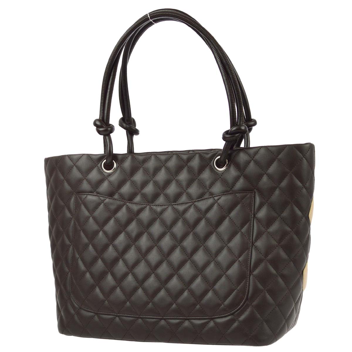 Chanel 2004-2005 Calfskin Cambon Ligne Tote Handbag