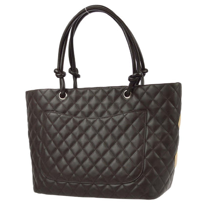 Chanel 2004-2005 Calfskin Cambon Ligne Tote Handbag