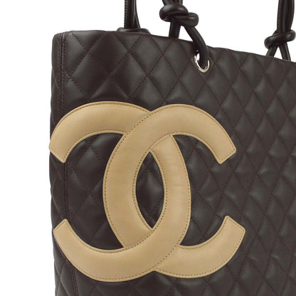 Chanel 2004-2005 Calfskin Cambon Ligne Tote Handbag