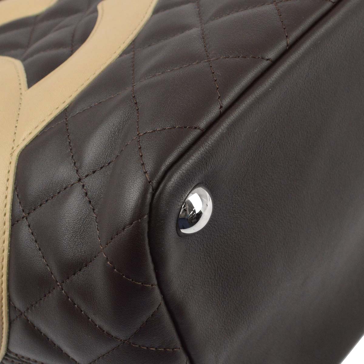 Chanel 2004-2005 Calfskin Cambon Ligne Tote Handbag
