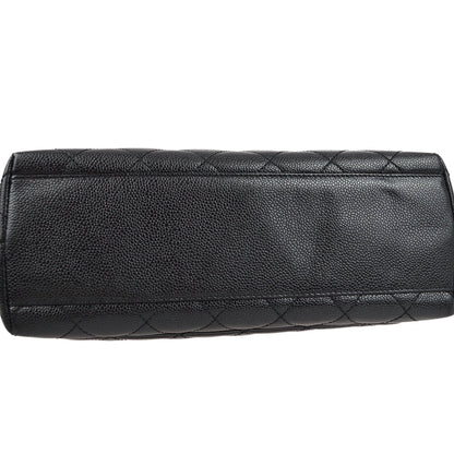 Chanel 2001-2003 Black Caviar Kelly Handbag