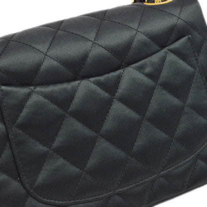 Chanel 1989-1991 Satin Mini Classic Square Flap Shoulder Bag 17
