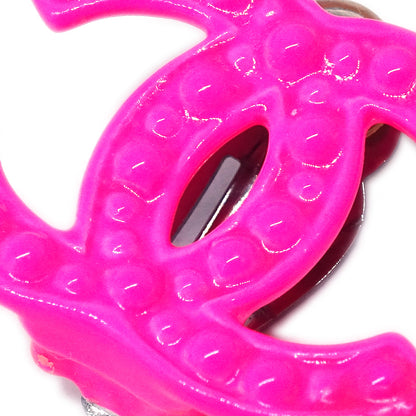 Chanel CC Earrings Clip-On Pink 04A