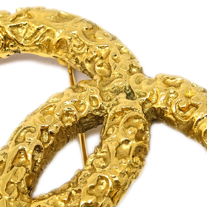 Chanel Fringe Brooch Pin Gold 93A