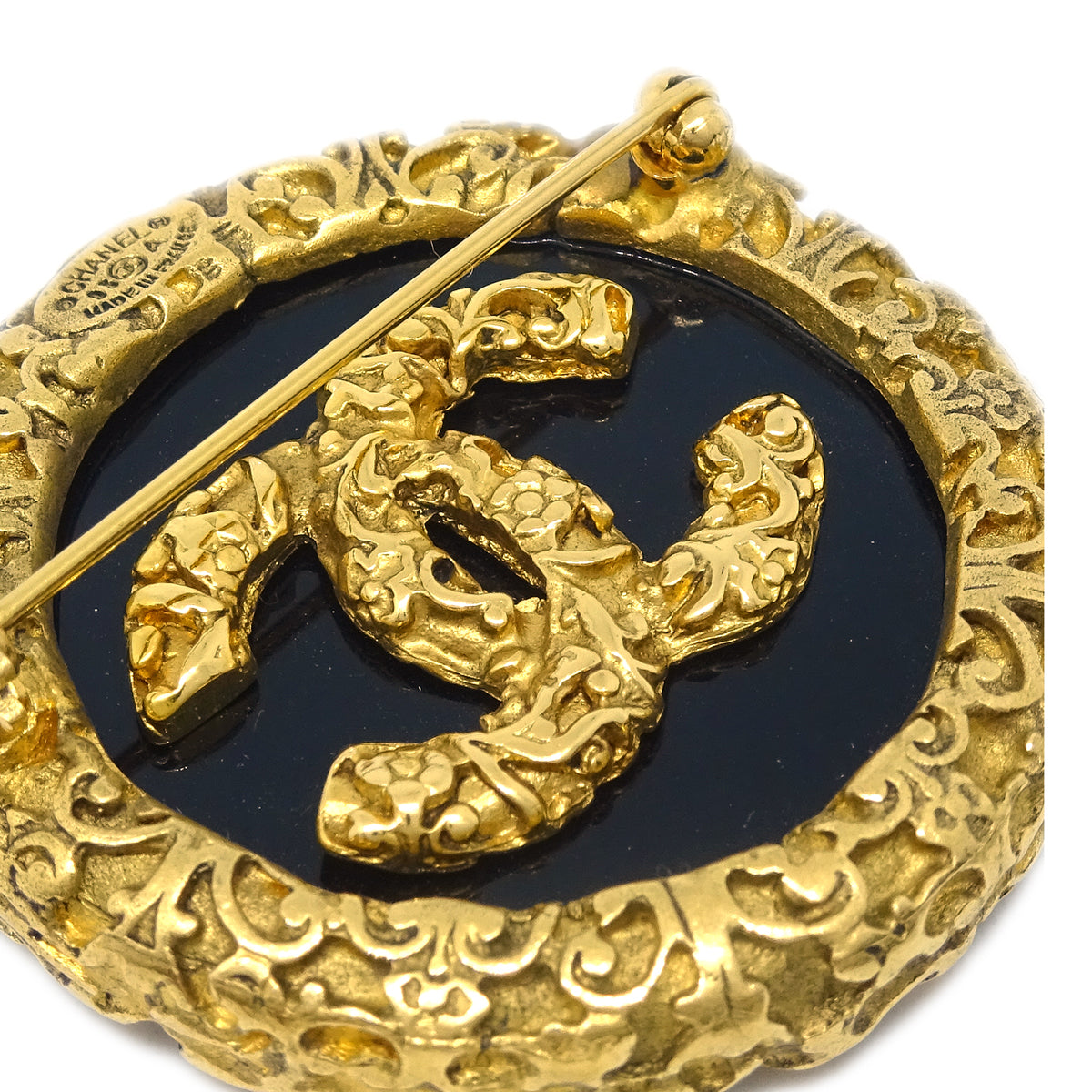 Chanel Gold Brooch Pin 93A