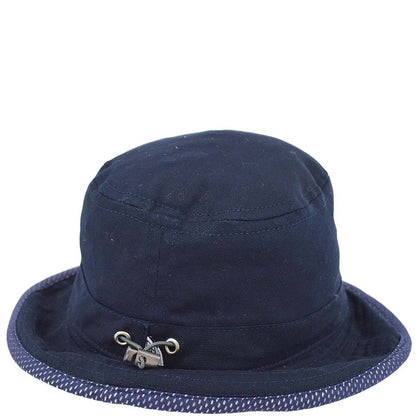 Chanel Navy Sport Line Bucket Hat #M Small Good
