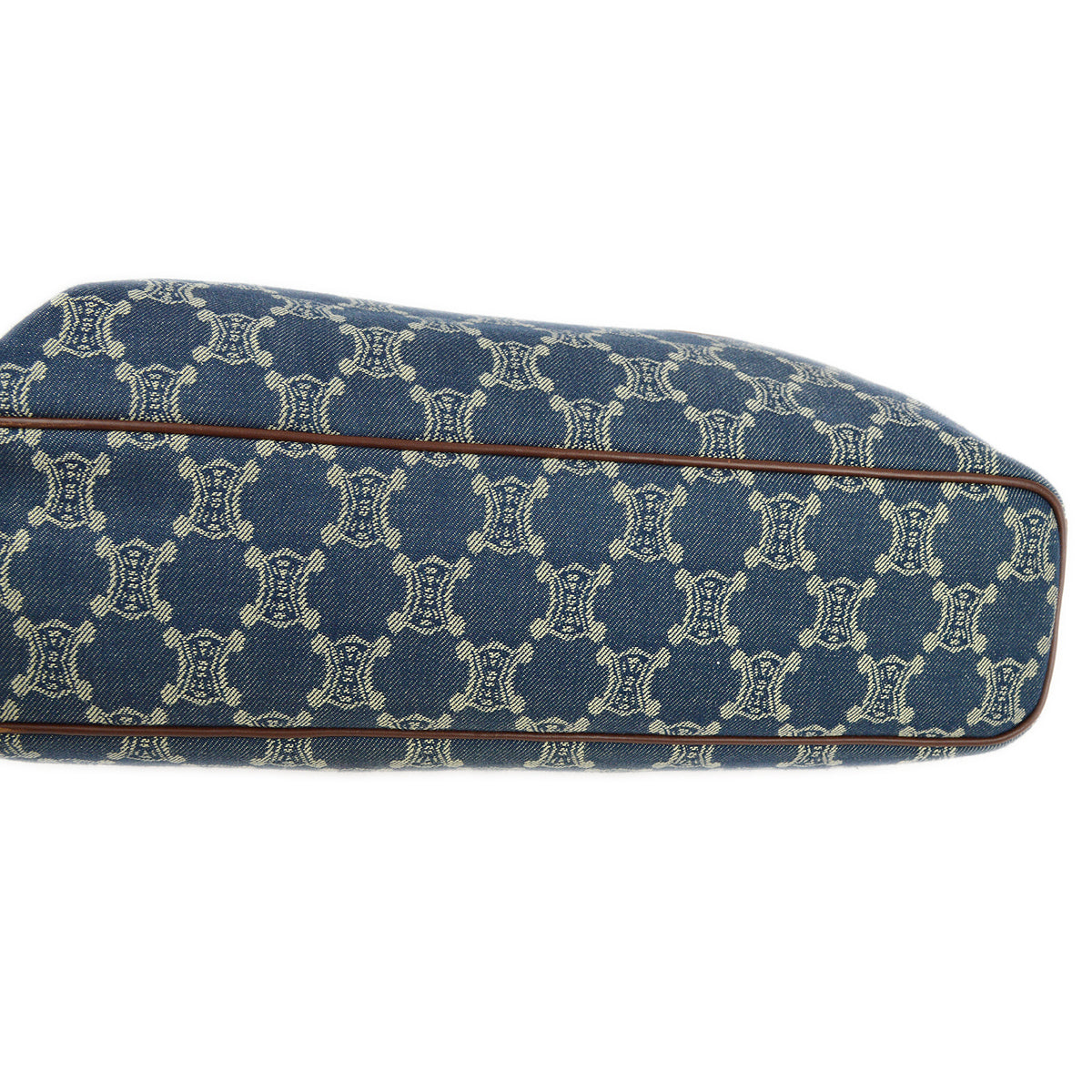 Celine Blue Denim Macadam Handbag