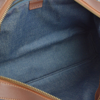 Celine Blue Denim Macadam Handbag