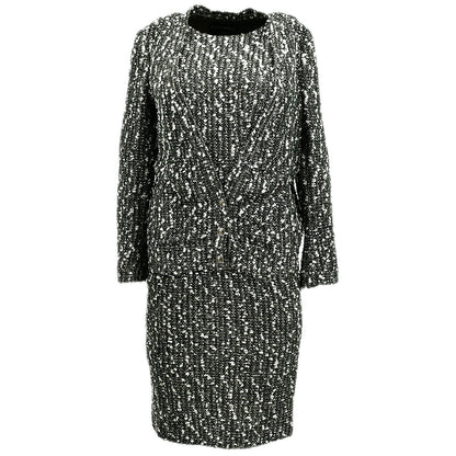 Chanel Setup Suit Jacket Dress Green 04A #36