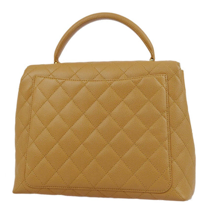 Chanel 2003-2004 Beige Caviar Kelly Handbag