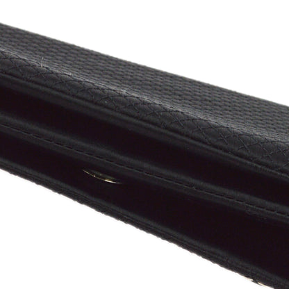 Chanel 2004-2005 Black Satin Chain Handbag