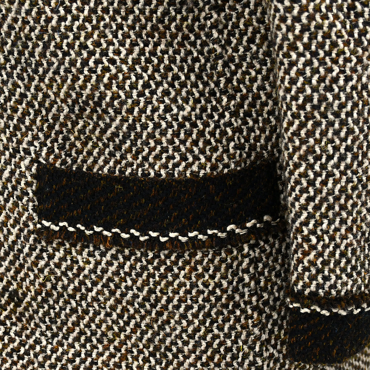 Chanel Setup Suit Jacket Skirt Brown 98A #36