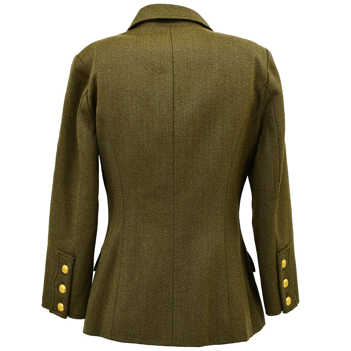 Chanel Single Breasted Jacket Khaki 96A #40