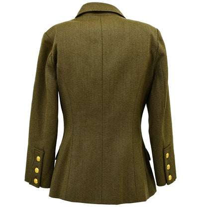 Chanel Single Breasted Jacket Khaki 96A #40