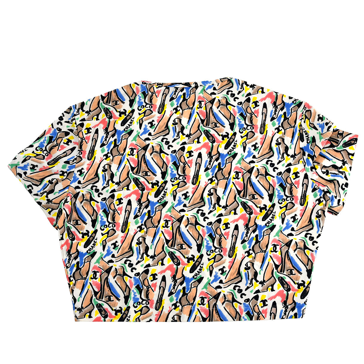 Chanel Cropped T-shirt Multicolor P95 #44