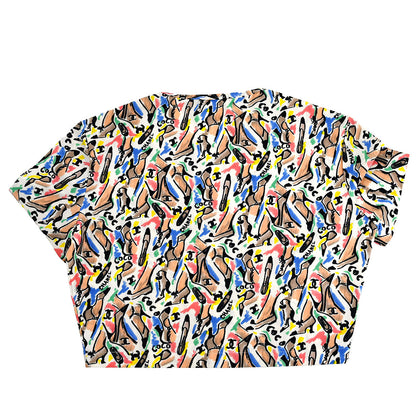 Chanel Cropped T-shirt Multicolor P95 #44