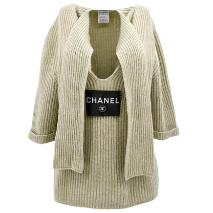 Chanel Sweater Gray 08C #38