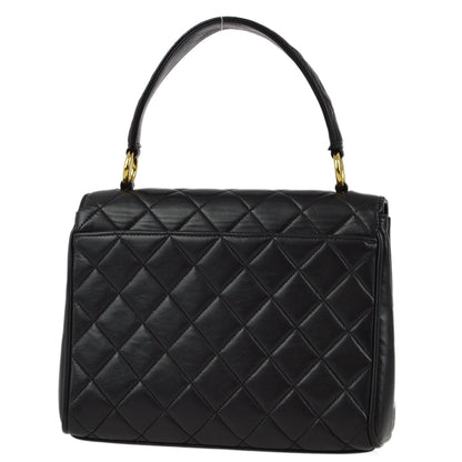 Chanel 1996-1997 Black Lambskin Handbag