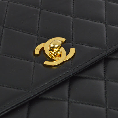 Chanel 1996-1997 Black Lambskin Handbag