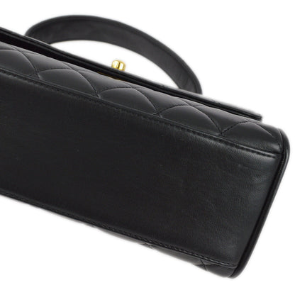 Chanel 1996-1997 Black Lambskin Handbag
