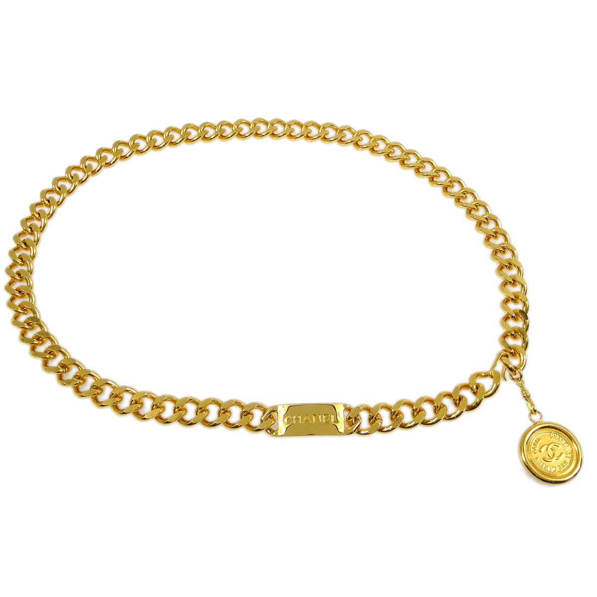 Chanel Medallion Chain Belt Small Good