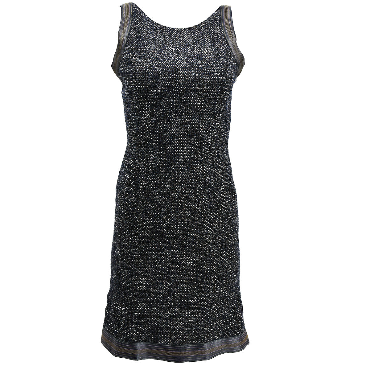 Chanel Setup Suit Jacket Dress Navy 04A #36