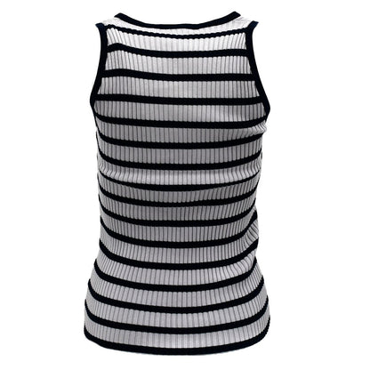 Chanel Sleeveless Tops Gray 98P #40
