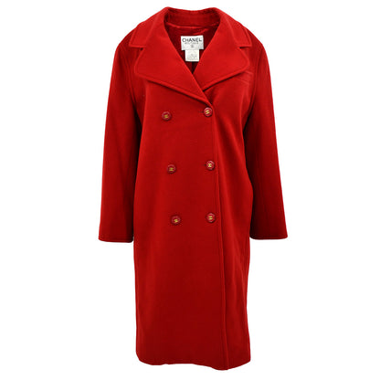 Chanel Coat Red 95A #42