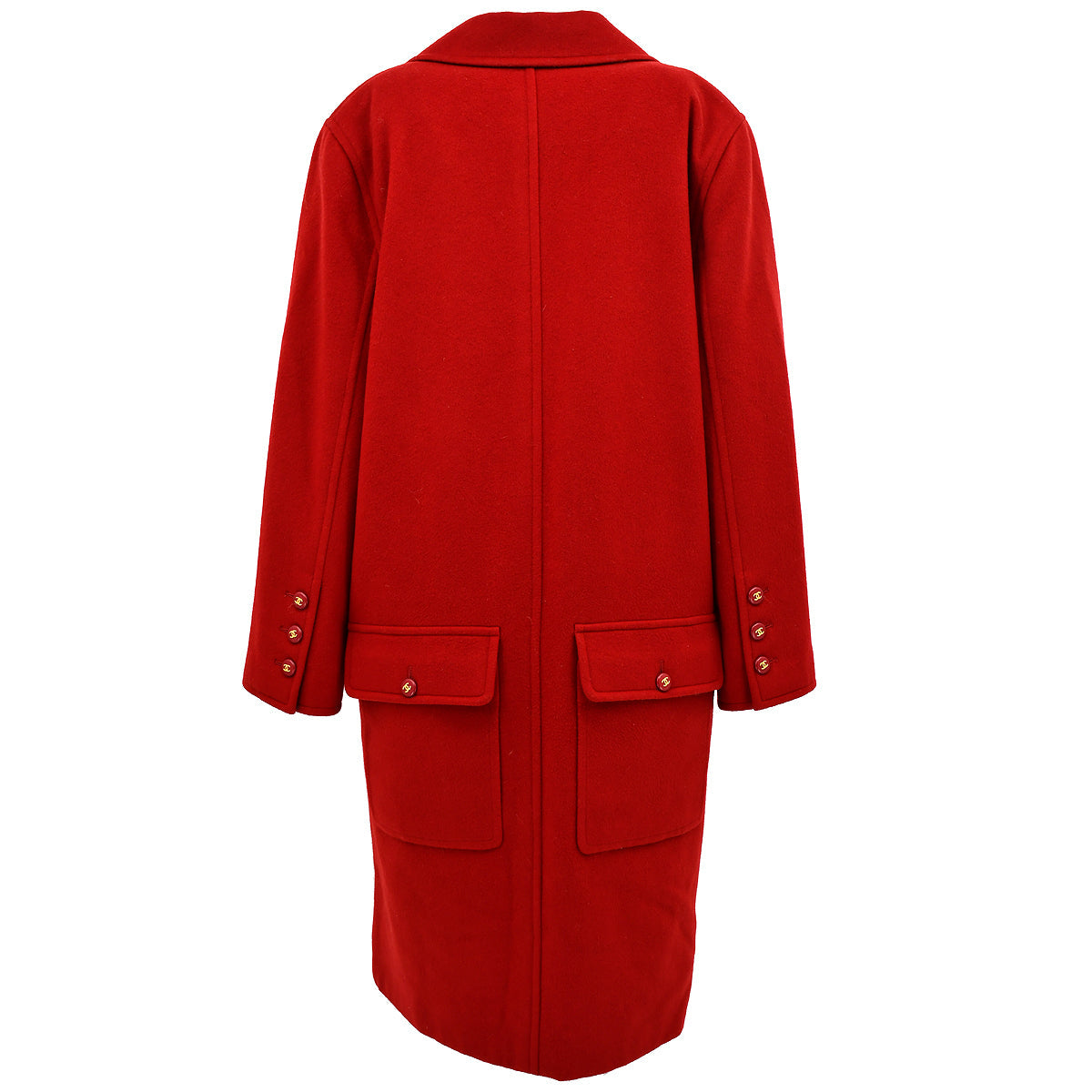 Chanel Coat Red 95A #42