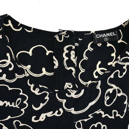 Chanel Sleeveless Tops Black