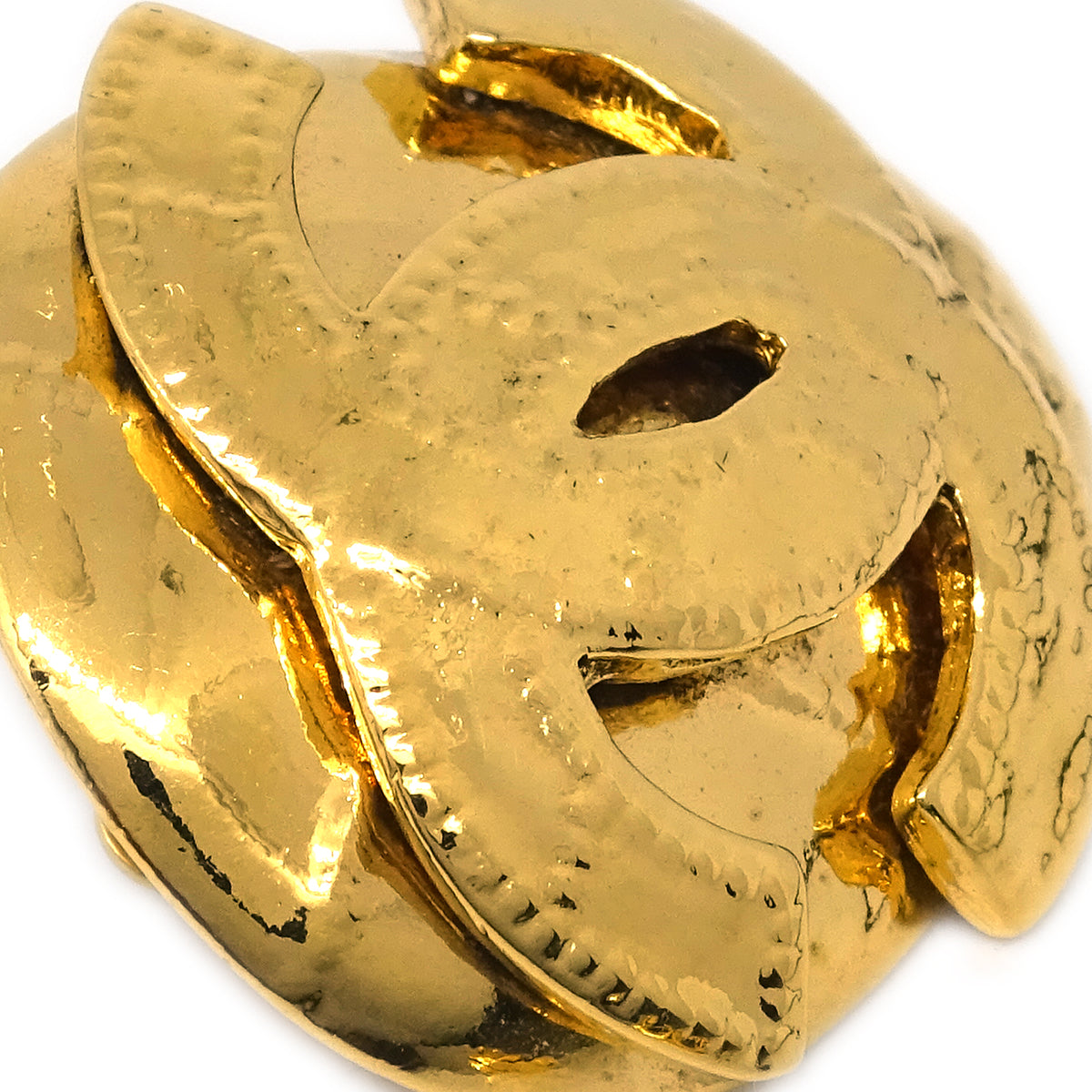 Chanel Earrings Clip-On Gold 94P