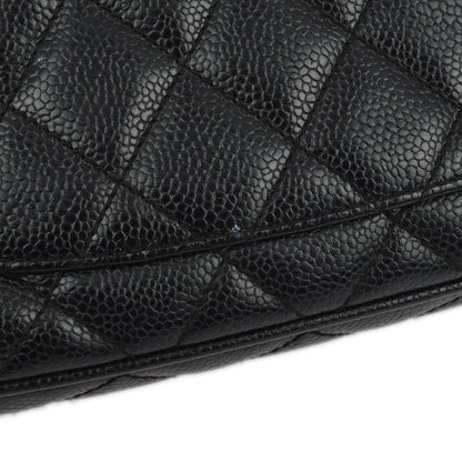 Chanel 2001-2003 Black Caviar Shoulder Bag