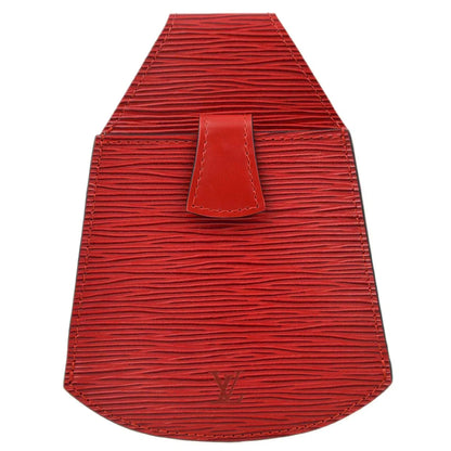 Louis Vuitton 1992 Red Epi Sherwood Pouch M52907