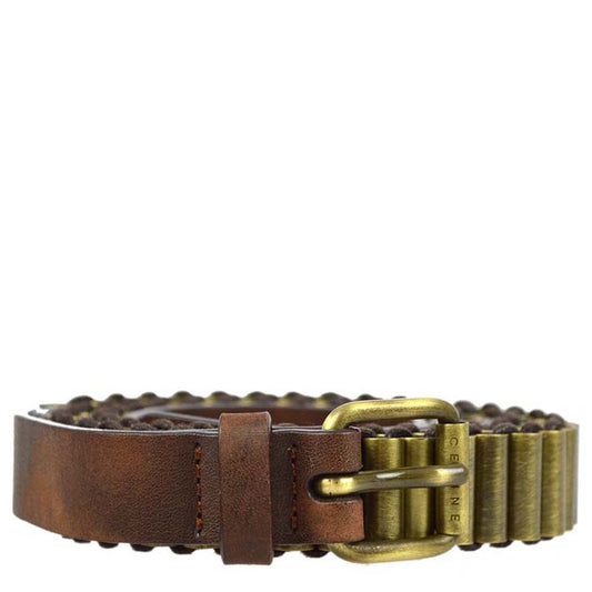 Celine Brown Leather Belt 80/32 Small Good