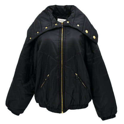Chanel Zip Up Jacket Black #42