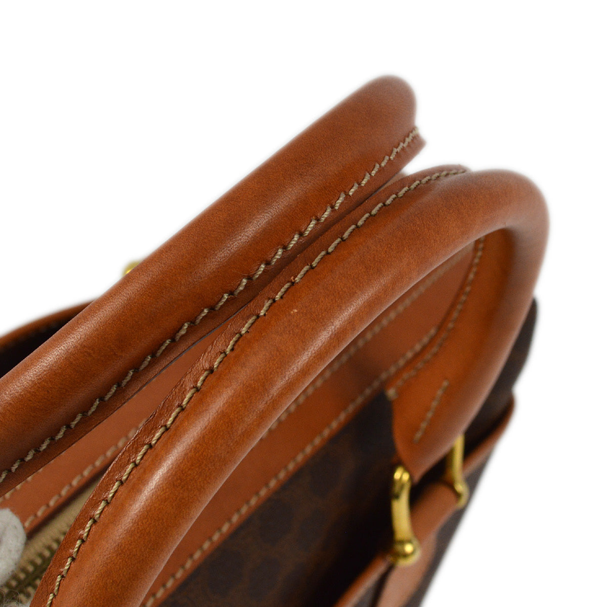 Celine Brown Macadam Handbag