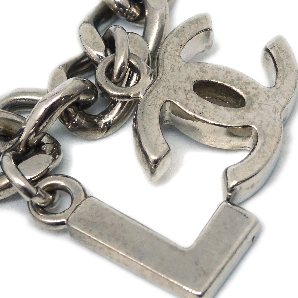 Chanel Silver Chain Bracelet 05V