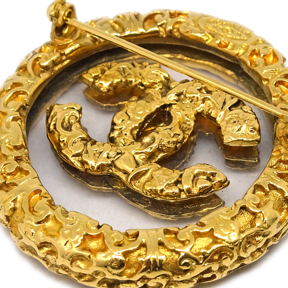 Chanel Gold Brooch Pin 93A