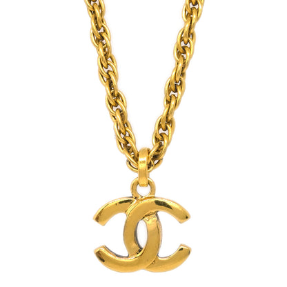 Chanel Gold CC Pendant Necklace