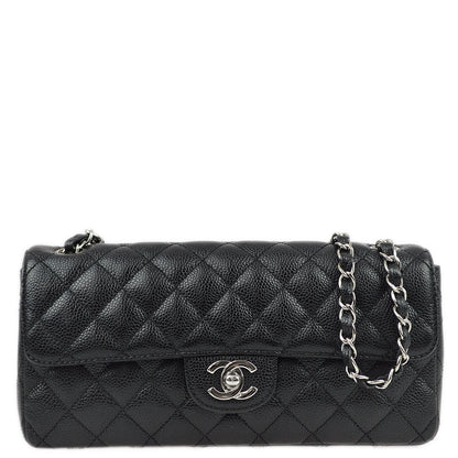 Chanel * 2006-2008 Black Caviar East West Shoulder Bag