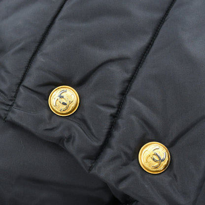 Chanel Zip Up Jacket Black #40