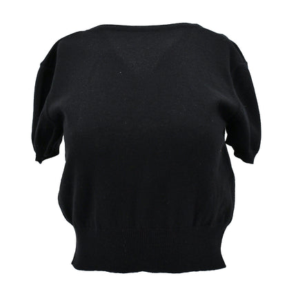 Chanel Sweater Black 95A #42