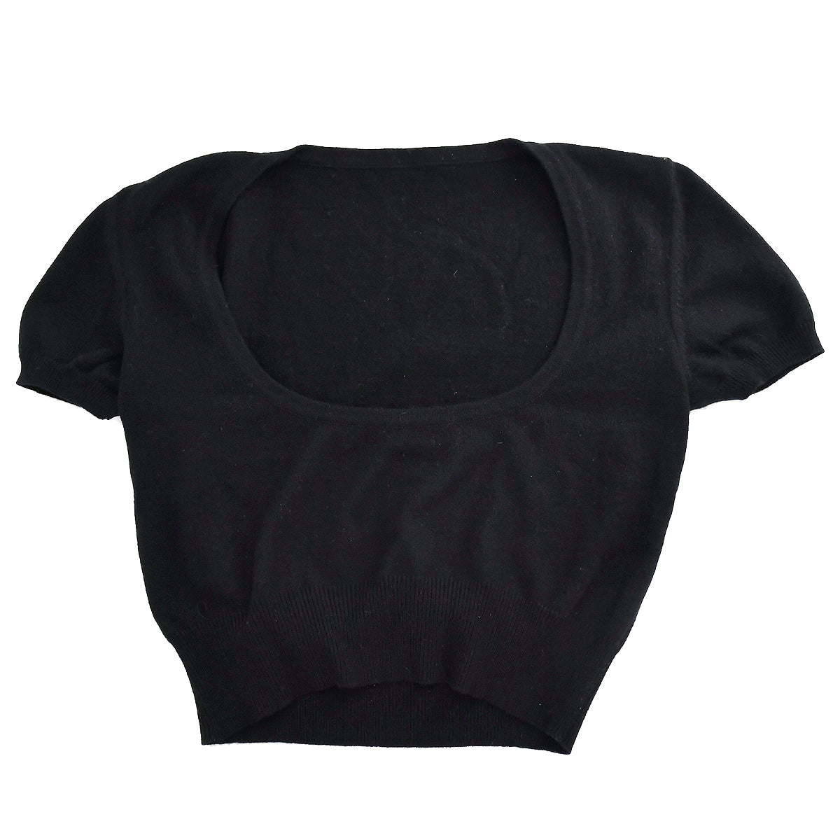 Chanel Sweater Black 95A #42