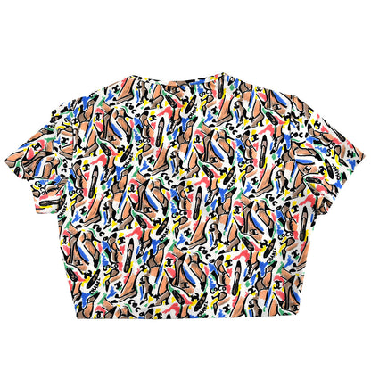 Chanel Cropped T-shirt Multicolor P95 #44