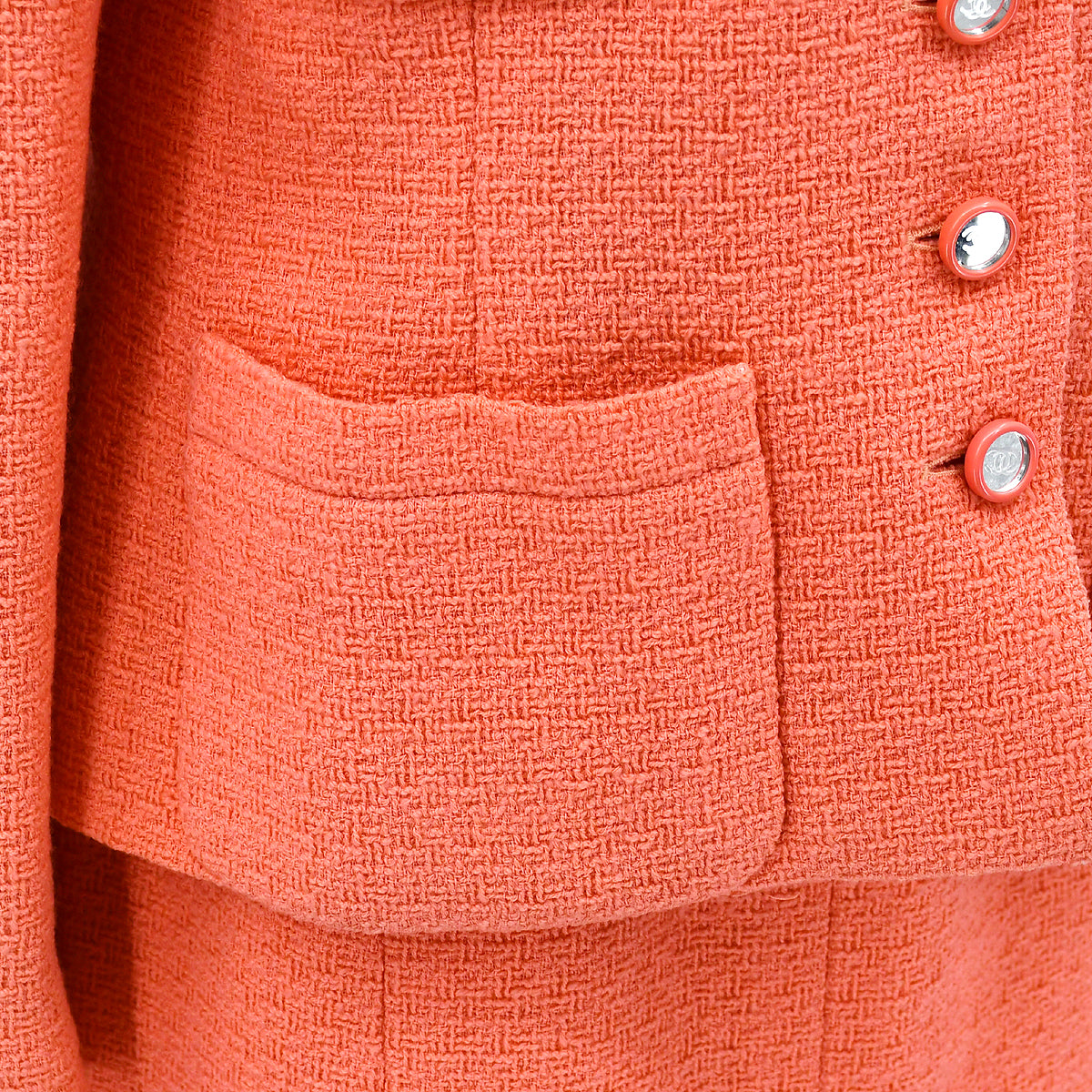 Chanel Setup Suit Jacket Skirt Pink 95C #44