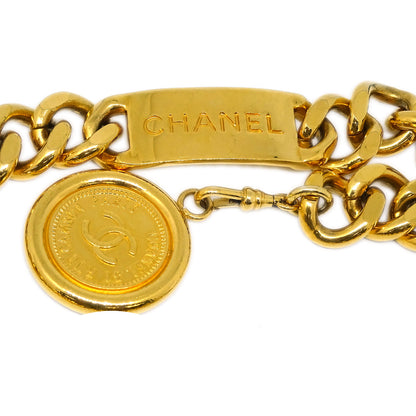 Chanel Medallion Chain Belt Gold Small Good